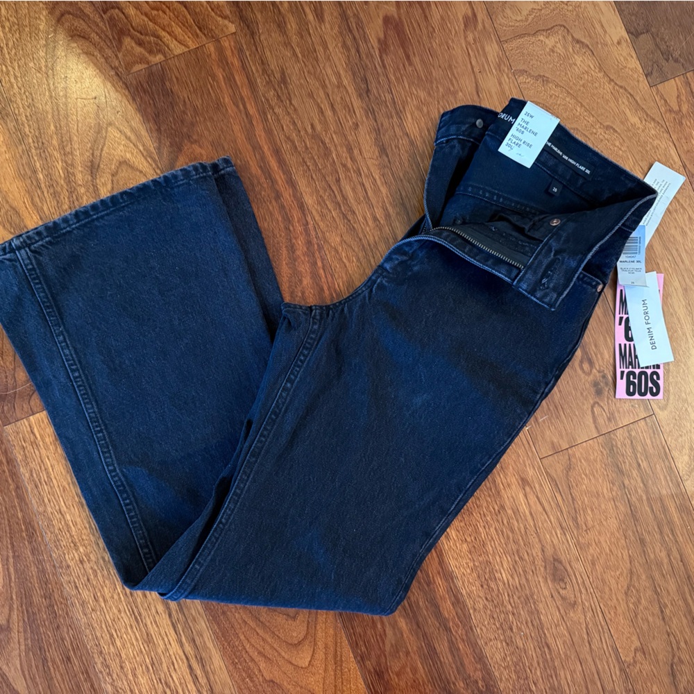 Denim Forum The Marlene '60s High Rise Flare